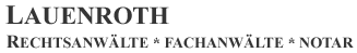 kanzlei-lauenroth.de Logo
